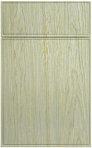 Фасады для кухни Модерн Фрезеровка «Сканди» Прованс салатовый патина №520