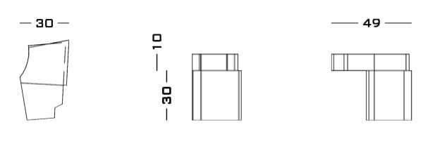 Кожаный низкий журнальный столик Secolo HIRI ARCH-00037182 - Вид №5
