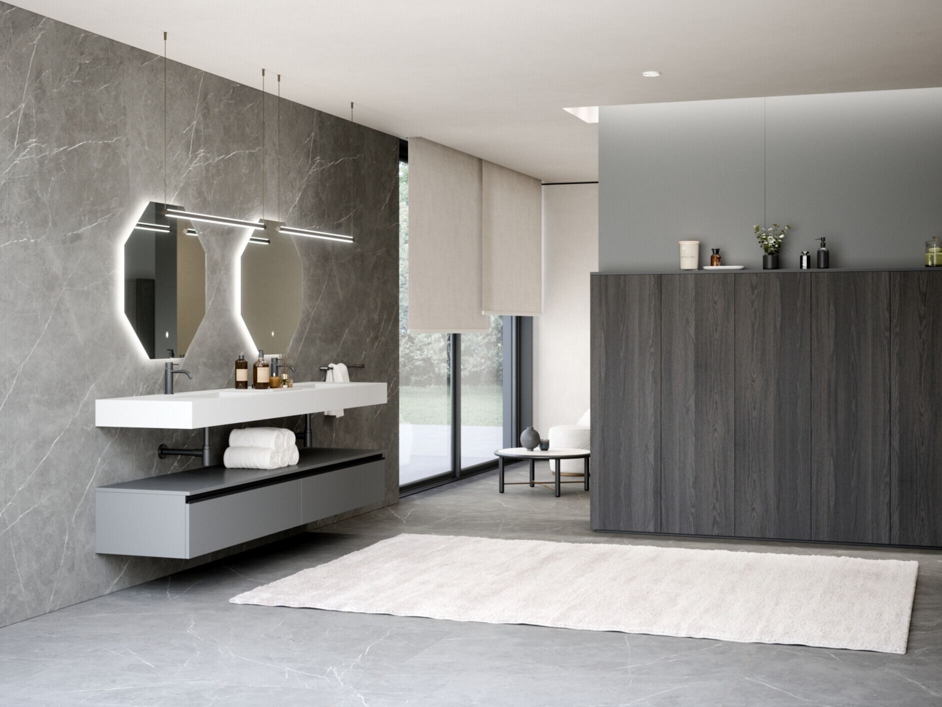 Полная мебель для ванной комнаты OASIS Forever ARCH-00087290 - Вид №1