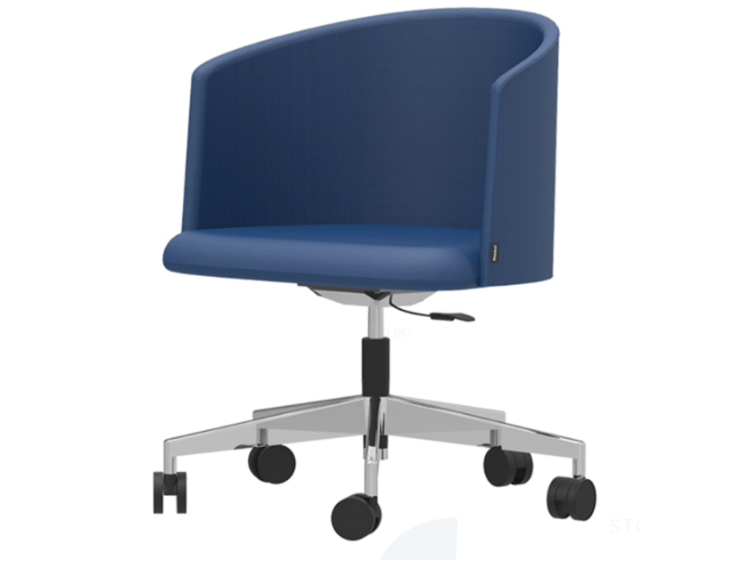 5-спицевое вращающееся офисное кресло с колесами Mobboli Chelsea ARCH-00025778