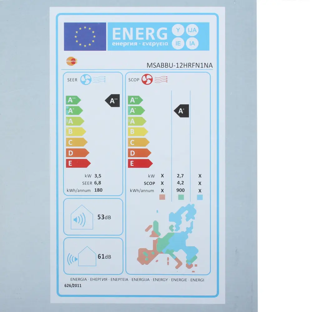Сплит система инверторная Equation, 12K BTU, охлаждение/обогрев STLM-2048435 - Вид №9