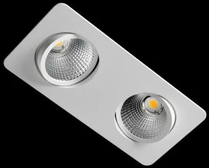 LUNOO Встраиваемый точечный светильник с несколькими светодиодами из алюминия с порошковым покрытием