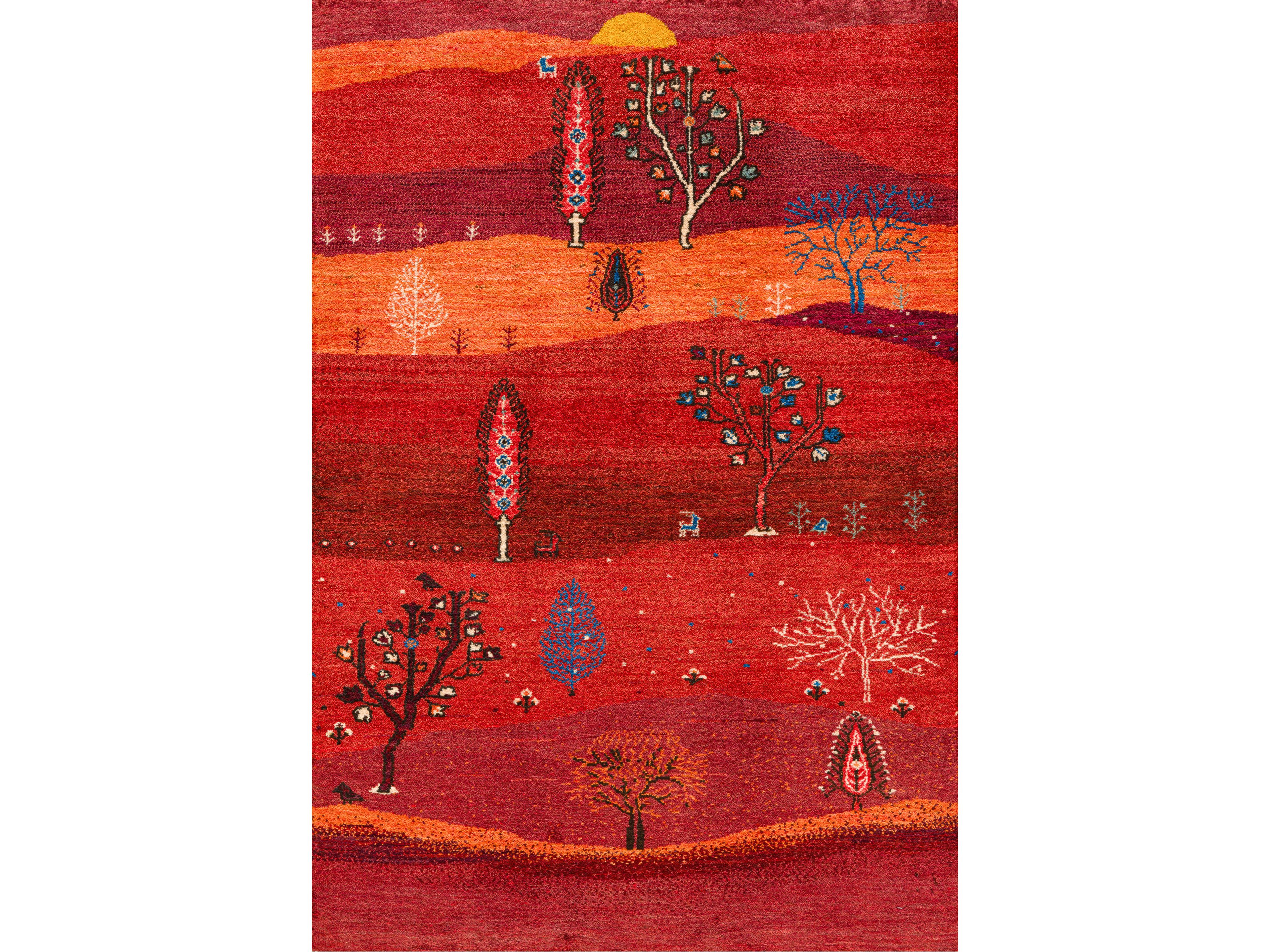 Прямоугольный шерстяной ковер Zollanvari Gabbehs Landscapes ARCH-00066974