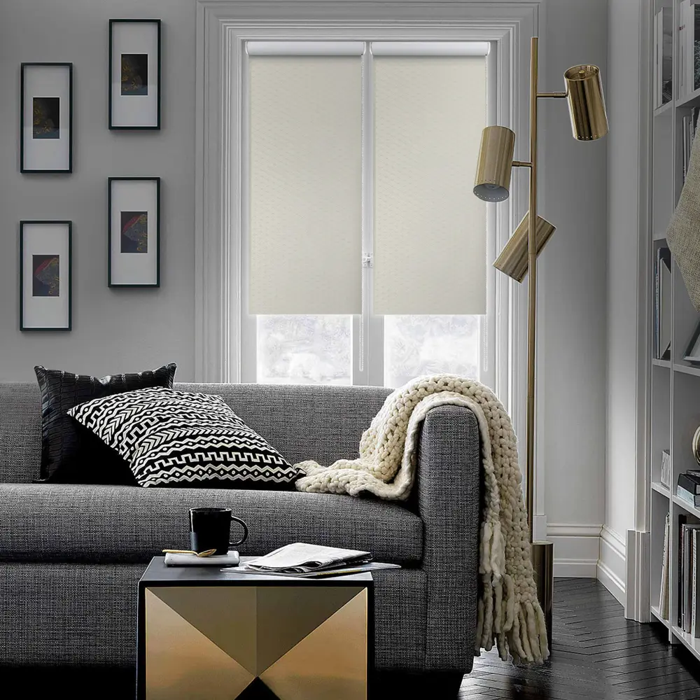 Штора рулонная блэкаут Ромб 100x160 см бежевая ЭСКАР STLM-2173858 - Вид №3