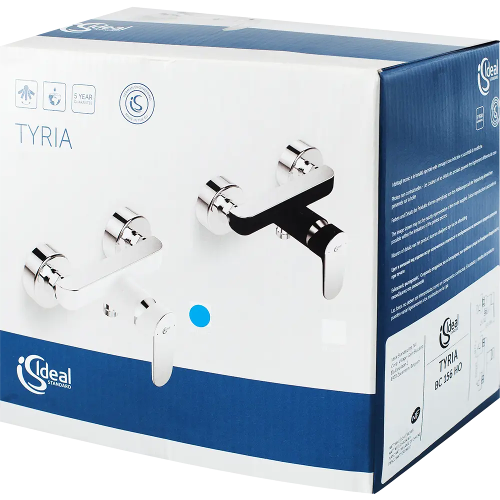Смеситель для душа Ideal Standard Tyria BC156HO однорычажный цвет белый/хром STLM-2009174 - Вид №3