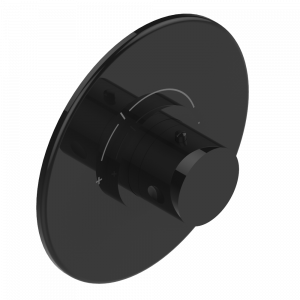 U6G-5100BR Ручка регулировки с круглой накладкой для термостата THG, арт.5100A 1/2" и 5200A 3/4" (термостаты см. на стр. 451) Thg-paris Beyond crystal с хрусталём цвета "Аквамарин" Покрытие PVD бронза