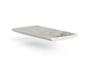 Журнальный столик из керамогранита с мраморным эффектом