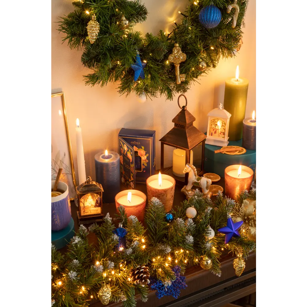 Свеча ароматическая «Peach» в стакане, цвет бежевый Santreyd STLM-2151125 - Вид №1