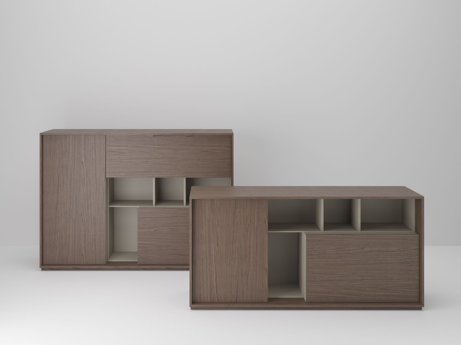 Деревянный офисный шкаф с распашными дверями PROF шестьдесят ARCH-00091244