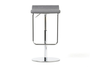 Регулируемый по высоте тканевый стул с подставкой для ног