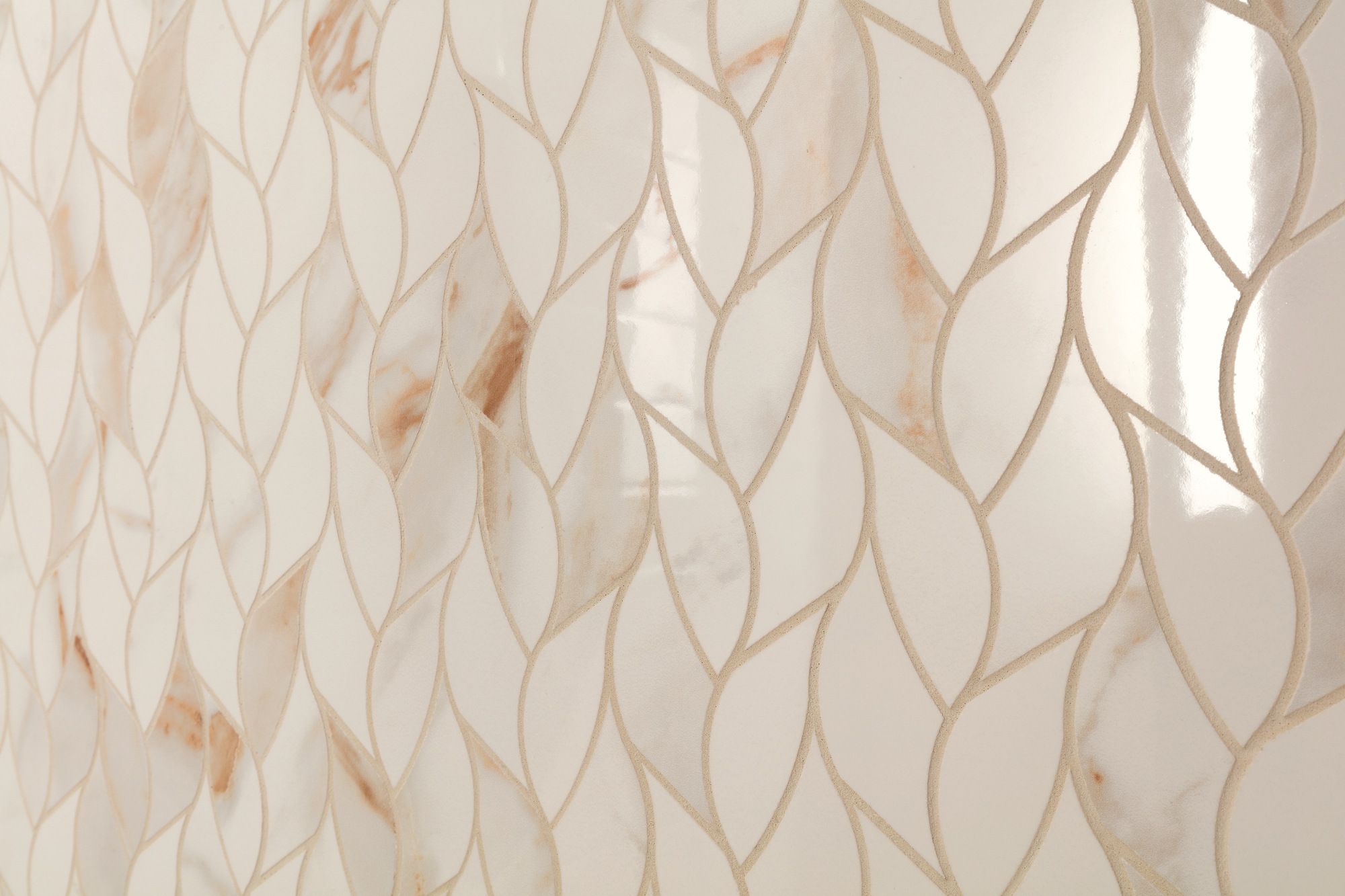 Белая паста керамическая мозаика FAP ceramiche Roma Gold ARCH-00087114 - Вид №5