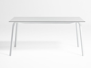 Штабелируемый прямоугольный садовый стол