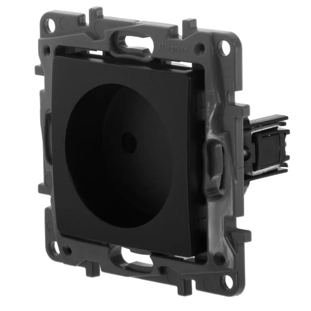 Legrand Etika - розетка без заземления антрацит с защитой от детей 17357090 STLM-0008040 - Вид №2