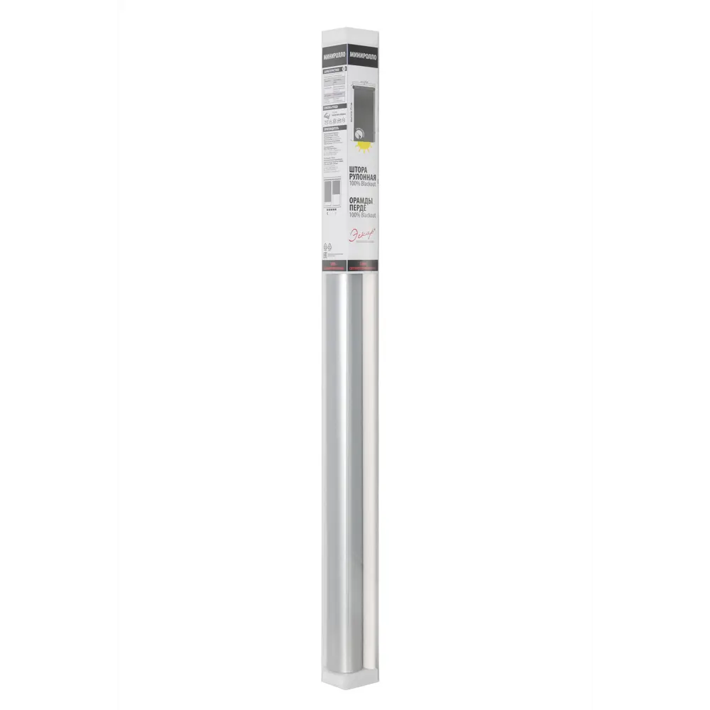 Штора рулонная блэкаут Эскар 70x160 см белая White BLACKOUT STLM-2044004 - Вид №4
