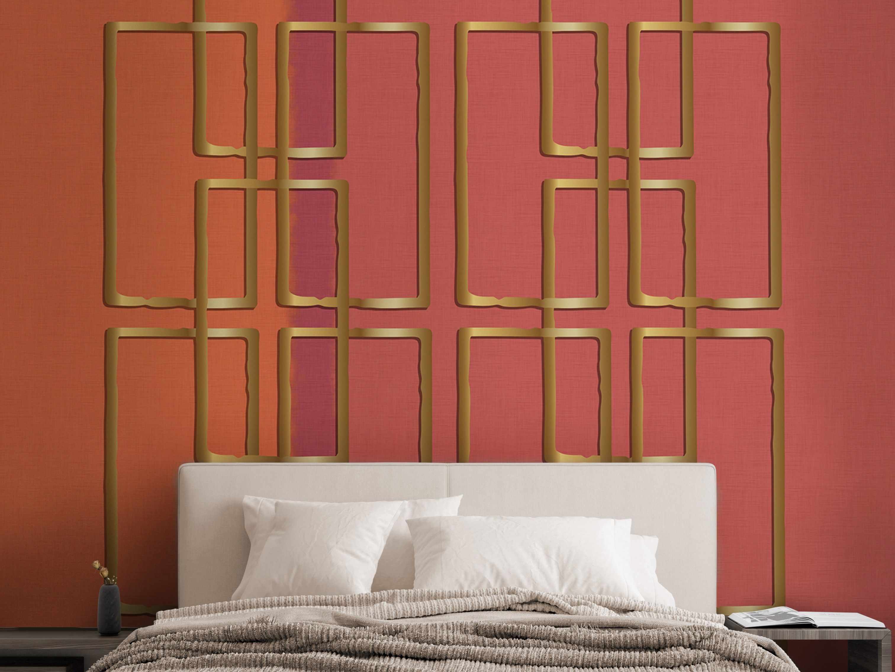 Геометрические обои ПВХ бесплатно, экологически чистые, моющиеся WallPepper Капсульная коллекция SRA ARCH-00024219 - Вид №1