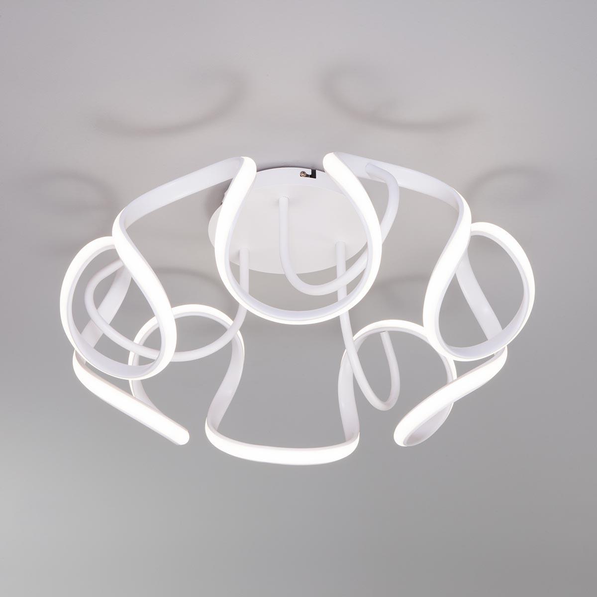 90238/1 белый Потолочный светодиодный светильник Eurosvet Alstroemeria