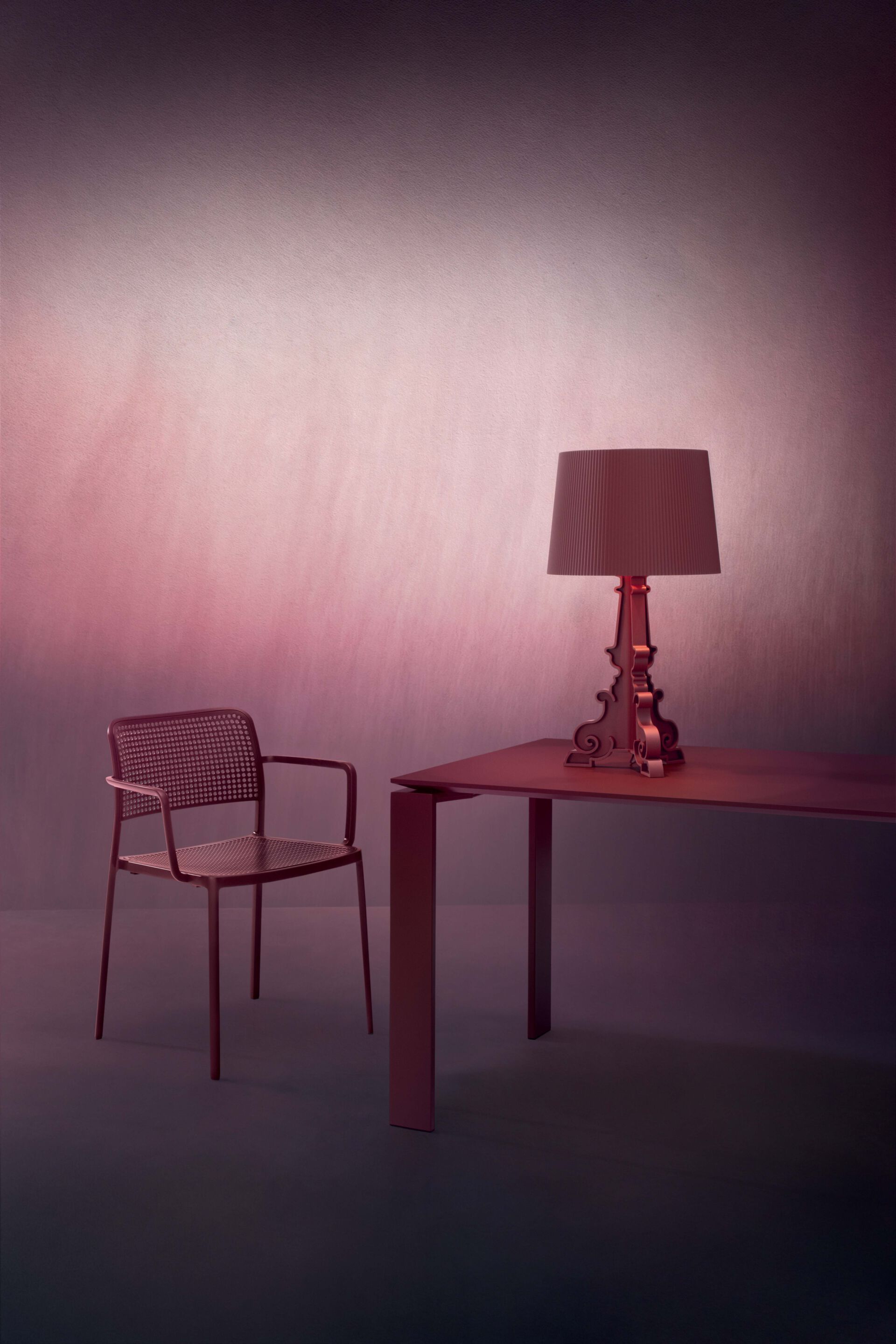 Поликарбонатная светодиодная настольная лампа с регулируемой яркостью Kartell BOURGIE ARCH-00127267 - Вид №76