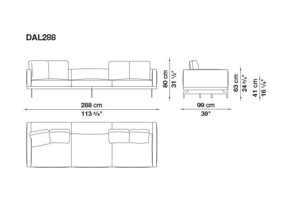 Кожаный диван B&B Italia док ARCH-00130675 - Вид №156