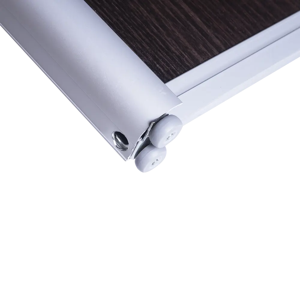 Дверь-купе Spaceo 2455x604 мм высота проема 2500 мм ЛДСП цвет дуб термо тёмный Spaceo home STLM-2088153 - Вид №2