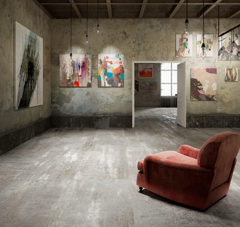 APAVISA Стены / напольная плитка из керамогранита под металл Metallo sun-id-1454763 - Вид №9