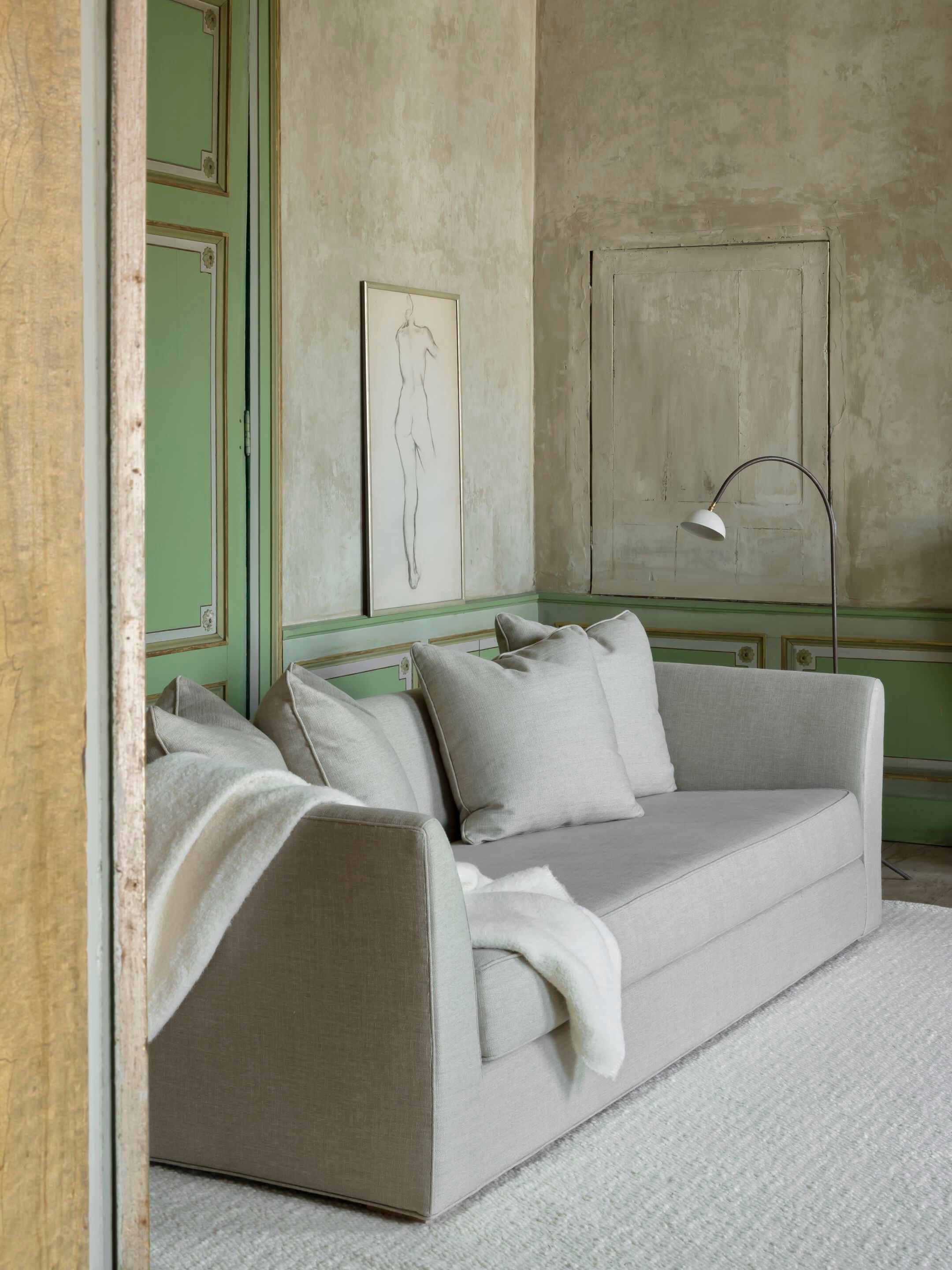 Ткань линейный диван Collett & Victor NEW YORK ARCH-00038369 - Вид №2