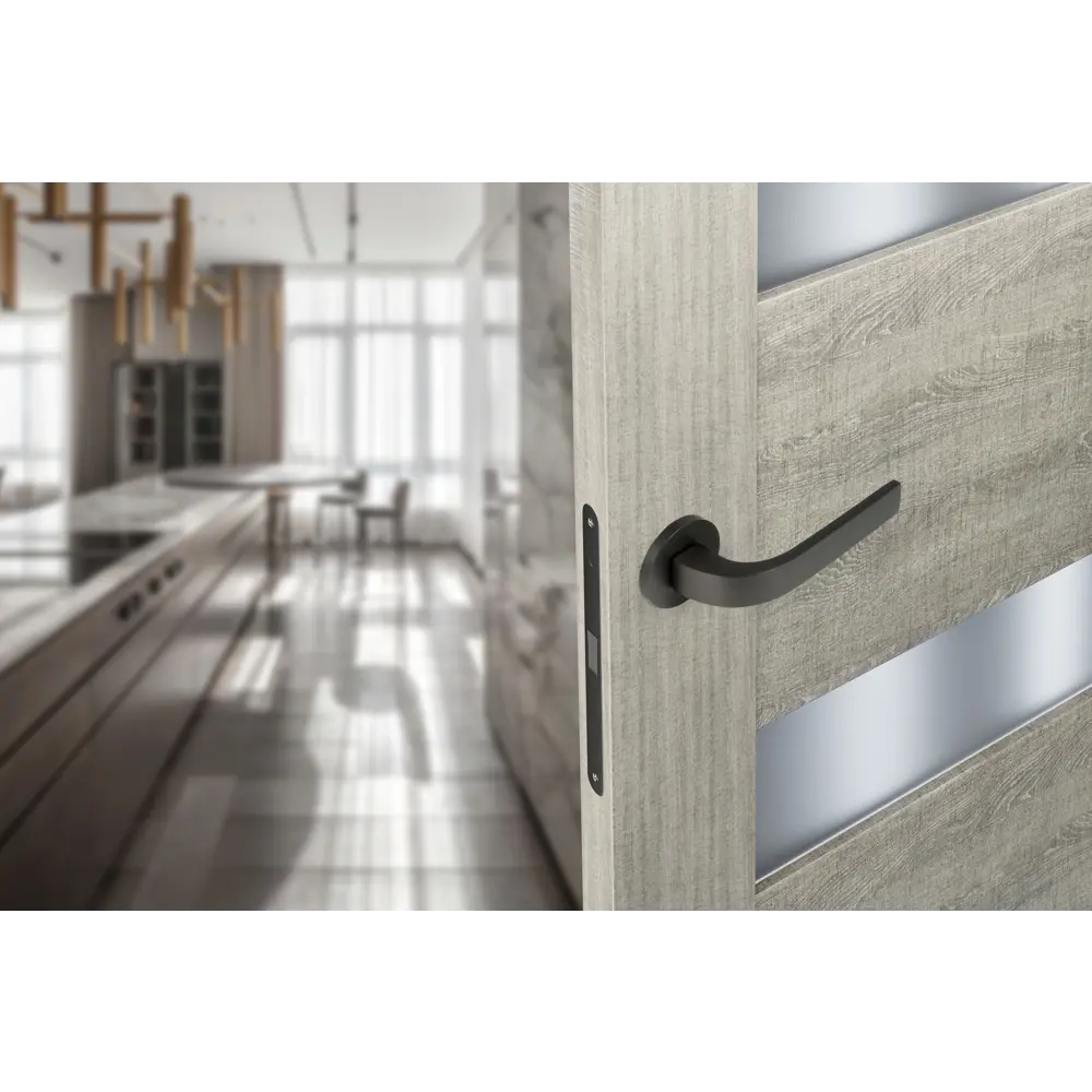 EDSON: Межкомнатные дверные ручки EDS-83H-R2 в цвете графит 85169322 STLM-0059365 - Вид №6