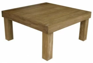 Il Giardino di Legno Низкий квадратный деревянный столик для сада Saint tropez 442
