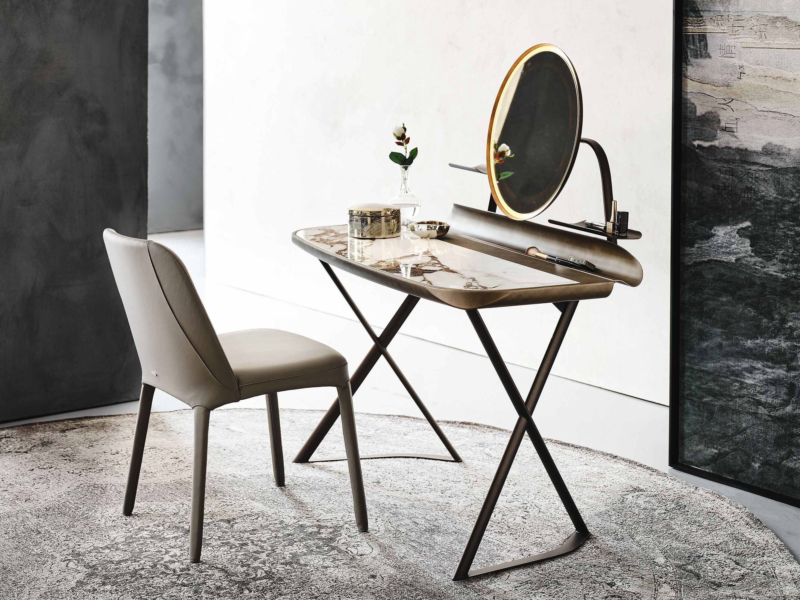 Стальной и керамический туалетный шкаф Cattelan italia Cocoon ARCH-00045004