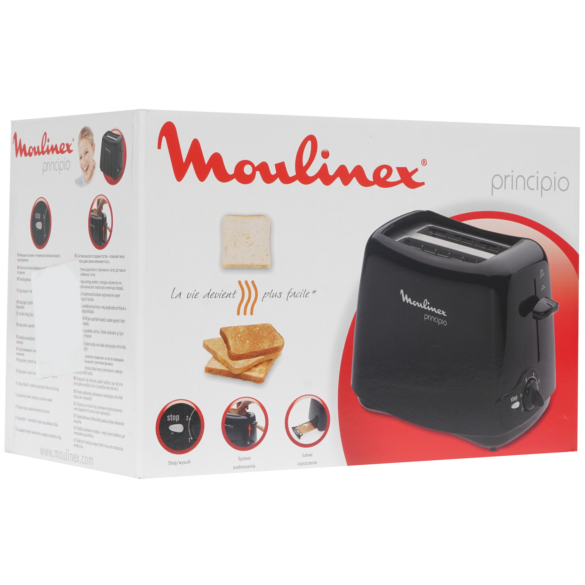 1005648 Тостер Moulinex Principio TT110232 черный STDN-0141762 - Вид №7