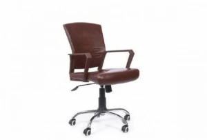 Arrediorg.it® Регулируемое по высоте вращающееся офисное кресло из экокожи
