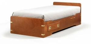 Caroti Односпальная деревянная кровать в морском стиле  501