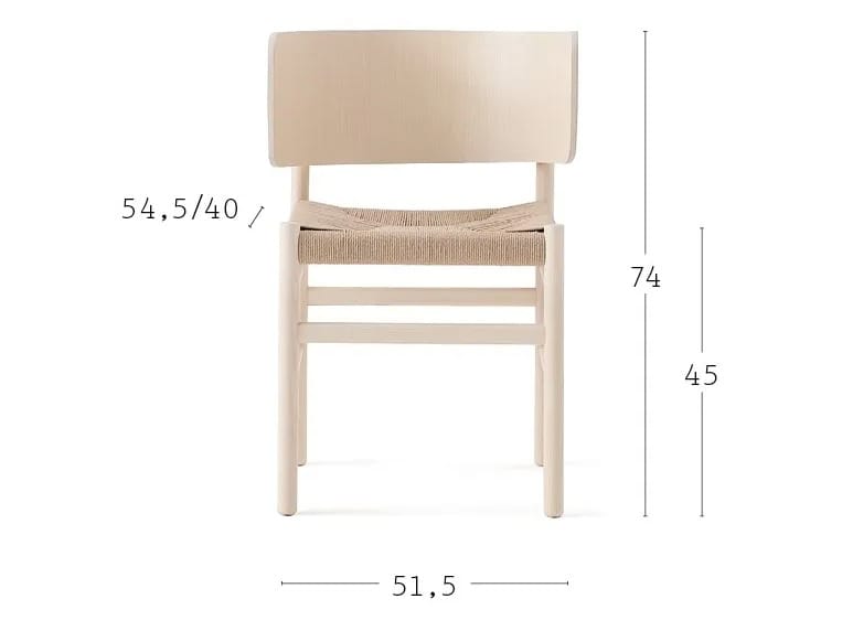 Кресло из ясеня с мягким сиденьем Billiani Fratina ARCH-00115789 - Вид №8