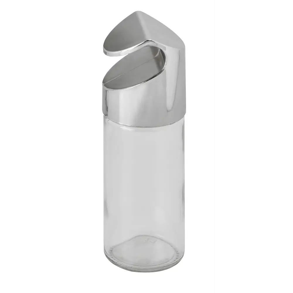 Банка для специй на рейлинг Delinia 4x13 см стекло цвет хром STLM-2196822