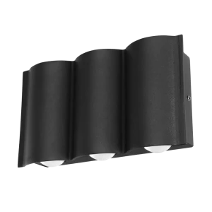 Светильник настенный уличный светодиодный влагозащищенный Duwi Nuovo 24369 4 IP54 цвет освещения теплый белый цвет черный