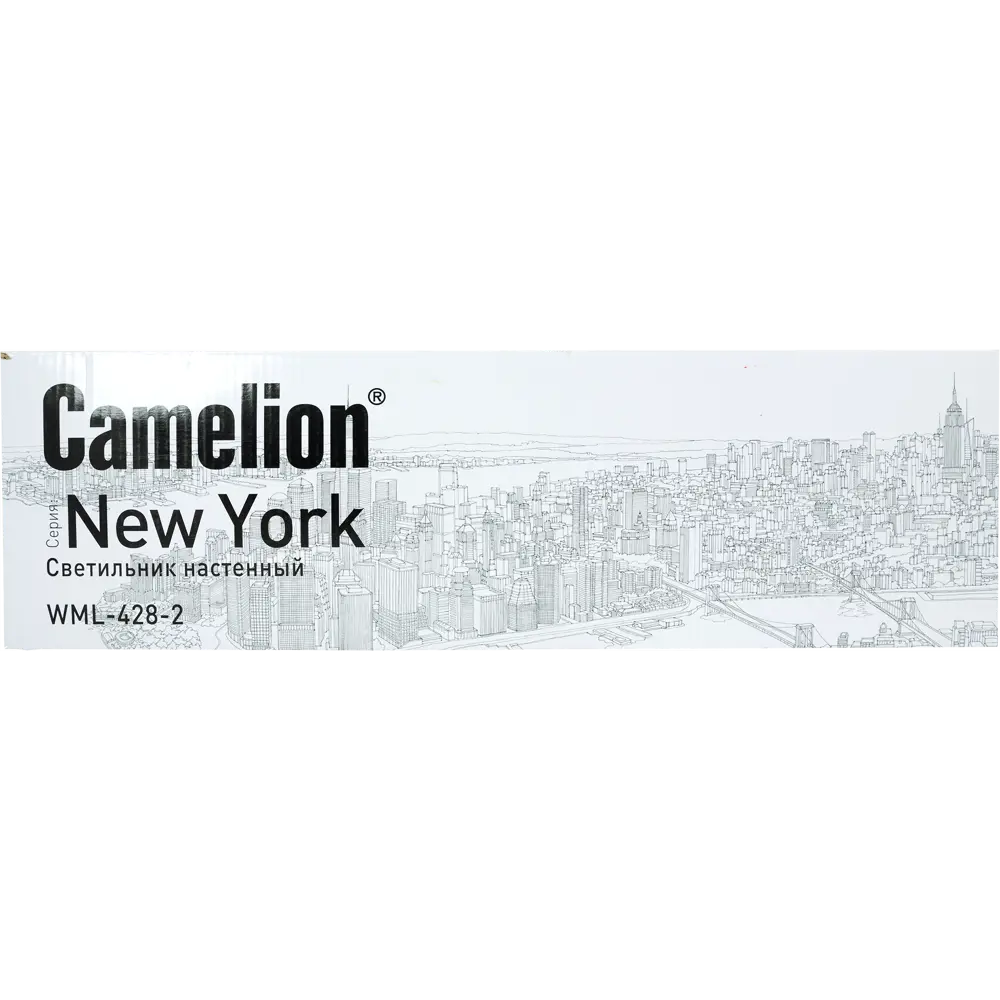 Бра New York WL-428-2 1xЕ27x40 Вт, металл, цвет чёрный CAMELION STLM-2106001 - Вид №4