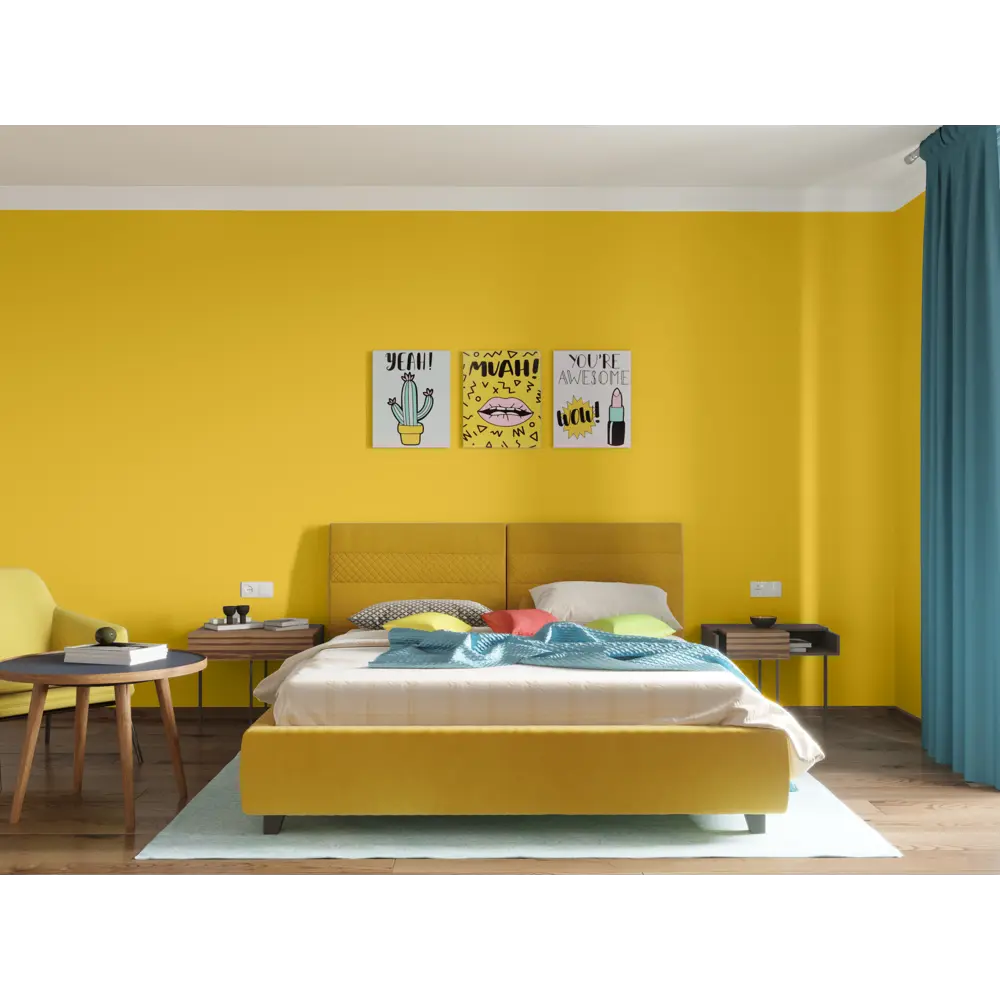 Краска для стен и потолков Trend Farbe цвет Медовая груша 50 мл Dufa STLM-2021003 - Вид №3