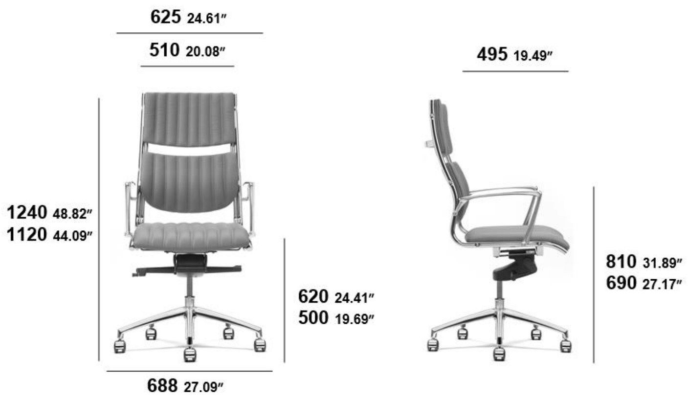 Кожаный операционный офисный стул SITIA Гавана ARCH-00019856 - Вид №6
