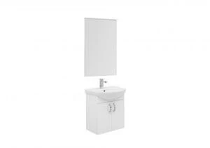 Мебель для ванной Aquanet Ирис 60 белый (2 дверцы)