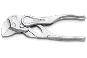 18658284 Переставные клещи-ключ XS, 21 мм (3/4"), 100 мм, Cr-V, серые, KN-8604100 Knipex