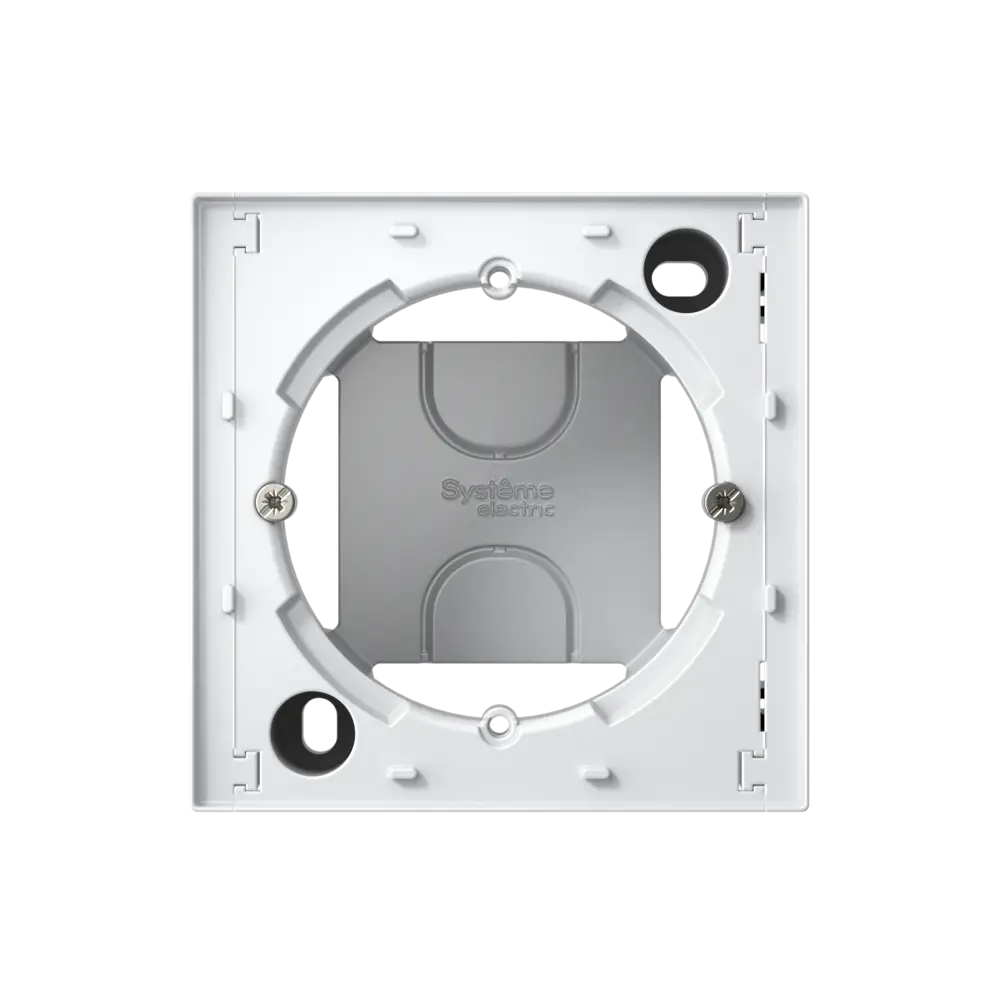 Монтажная коробка под выключатель или розетку Systeme Electric AtlasDesign 85x85 мм IP20 цвет белый STLM-2036780 - Вид №3