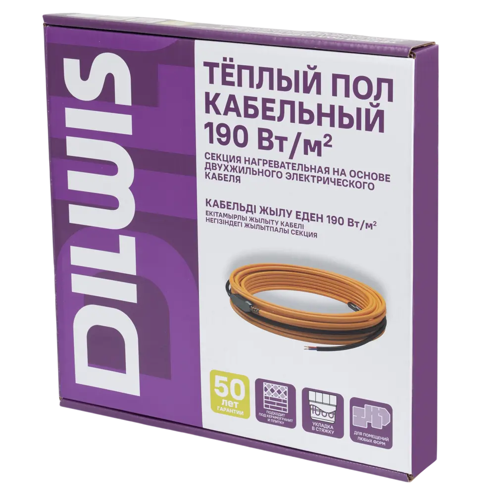 Нагревательный кабель для теплого пола DILWIS 4 м2 760 Вт STLM-2051510 - Вид №2