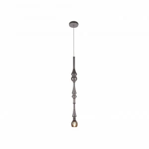 Подвесной светильник Crystal Lux Lux New SP1 D Smoke CRYSTAL LUX LUX NEW 275740 Дуб