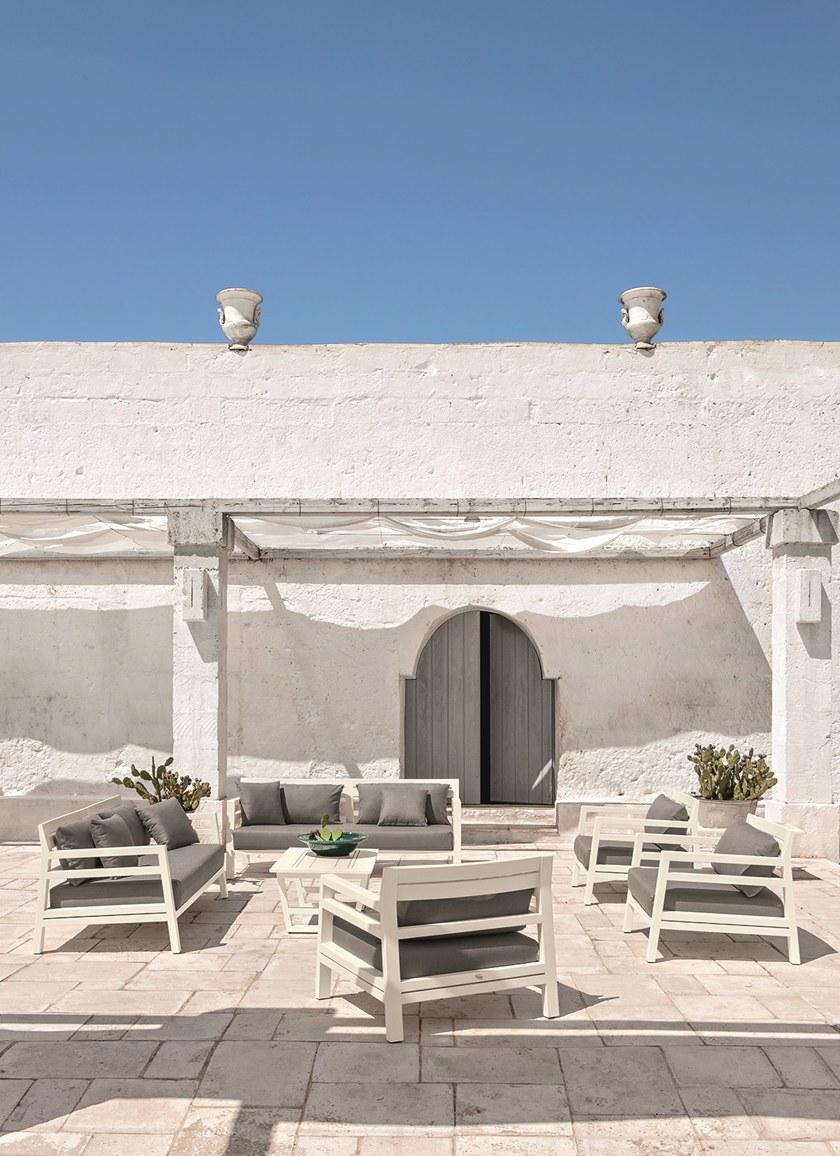 Ethimo 3-х местный тканевый садовый диван Costes Codi0100 - Вид №5