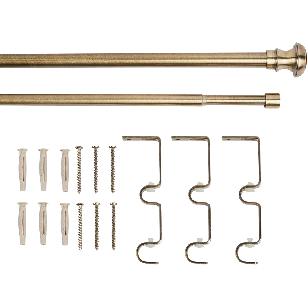 INSPIRE Карниз двухрядный Atik для портьер и тюля 160-300 см 84407314 STLM-0049483 - Вид №1