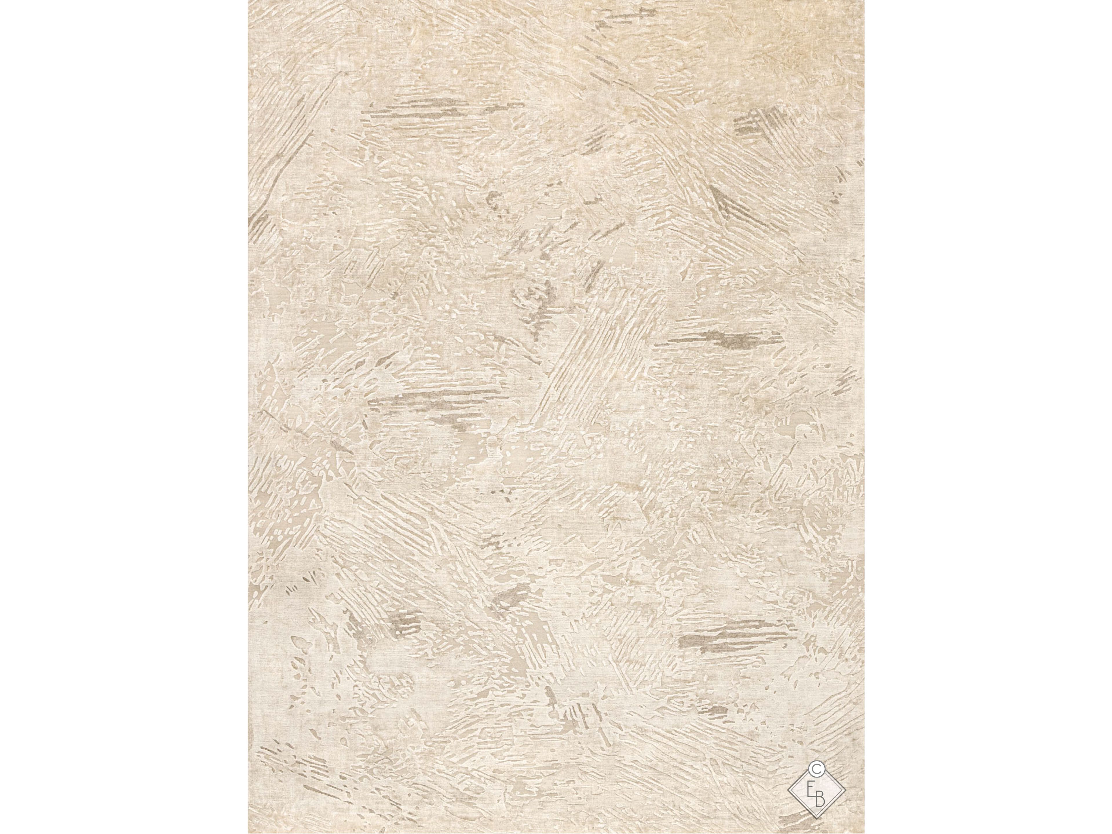 Прямоугольный ковер из шелка и шерсти Edition Bougainville текстура ARCH-00113892