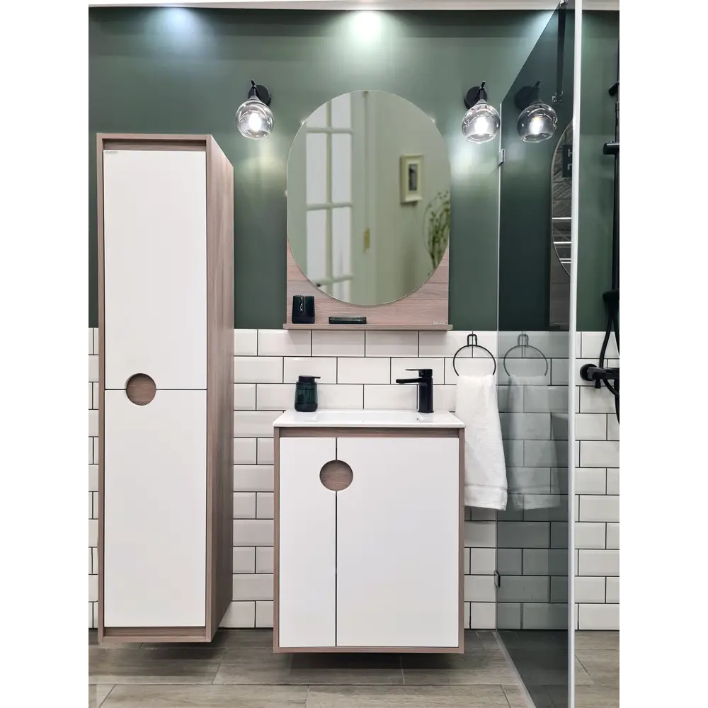 Зеркало Aquaton Анси 60x87 см овальное цвет дерево STLM-2119123 - Вид №5