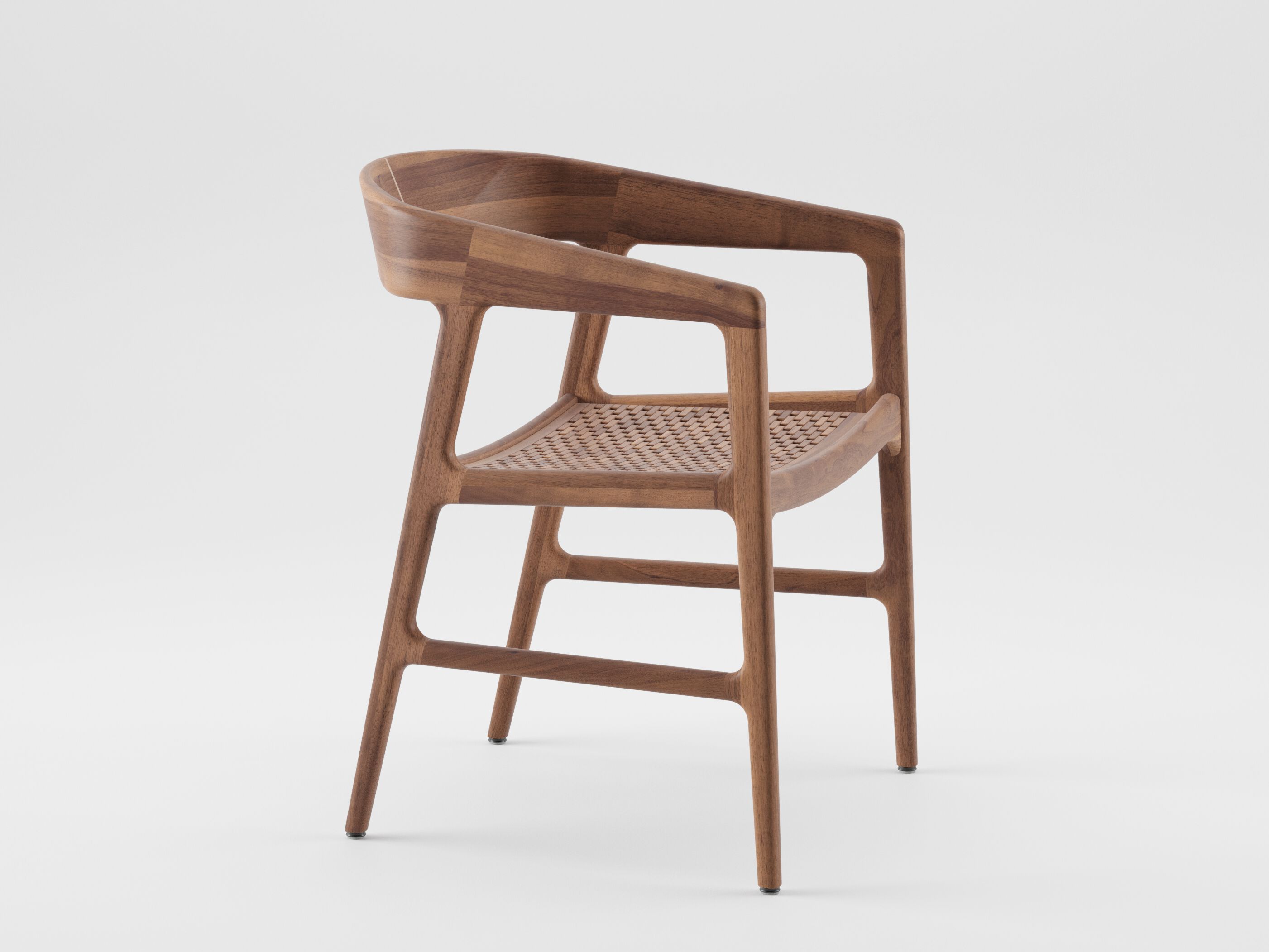 Стул из массива дерева с подлокотниками Artisan ARCH-00150006 - Вид №5