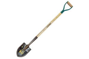 16230530 Мини лопата с закругленным лезвием, с 36" D деревянной ручкой 68-003 NIKONA