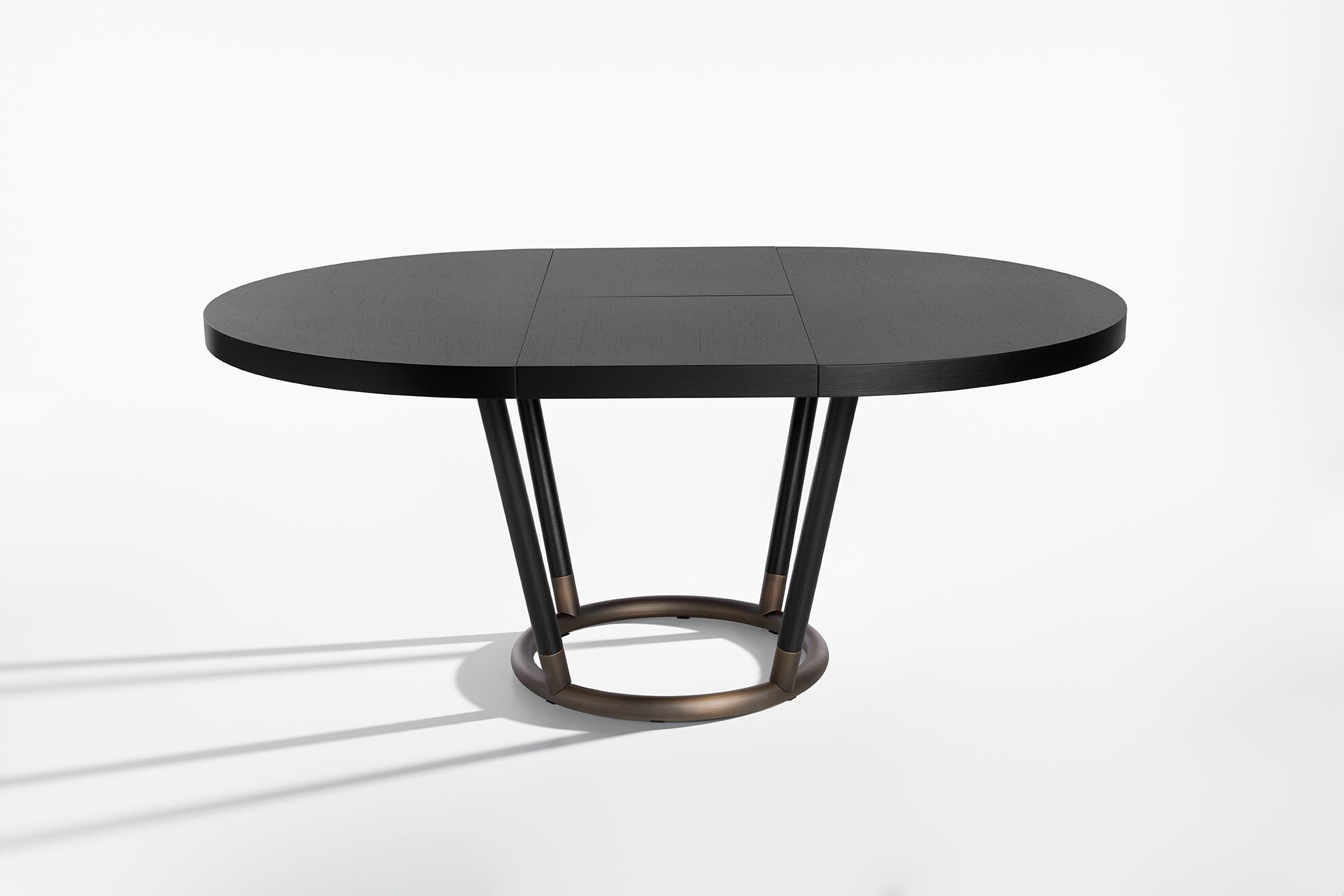 Деревянный круглый выдвижной стол Potocco труба ARCH-00147142 - Вид №2