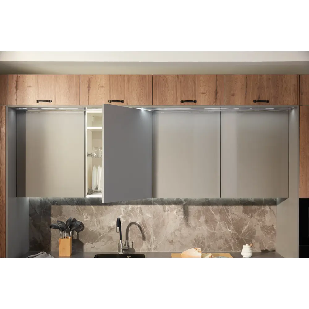 Карниз для кухни Delinia ID Рошаль 220 см - стильное завершение интерьера 86881241 STLM-0887779 - Вид №4